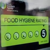 Food hygiene ratings in Eastbourne