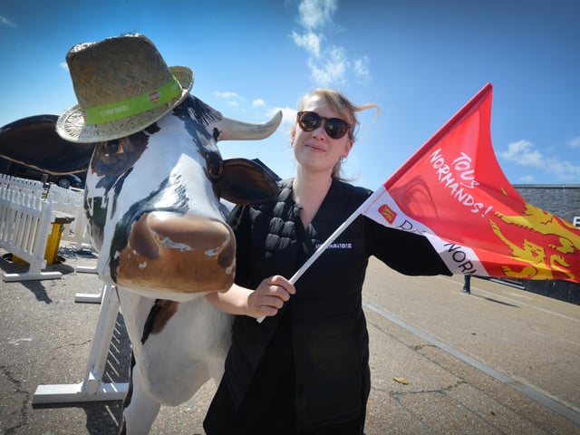 The Normandy Food Tour 2022 visits Hastings Old Town 29/4/22. SUS-220429-131636001