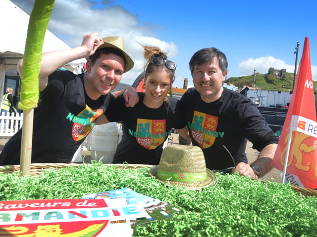 The Normandy Food Tour 2022 visits Hastings Old Town 29/4/22. SUS-220429-131447001
