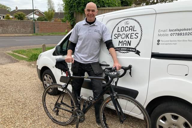 John Lloyd is cycling from Bognor Regis to Land's End - 300 miles in 24 hours