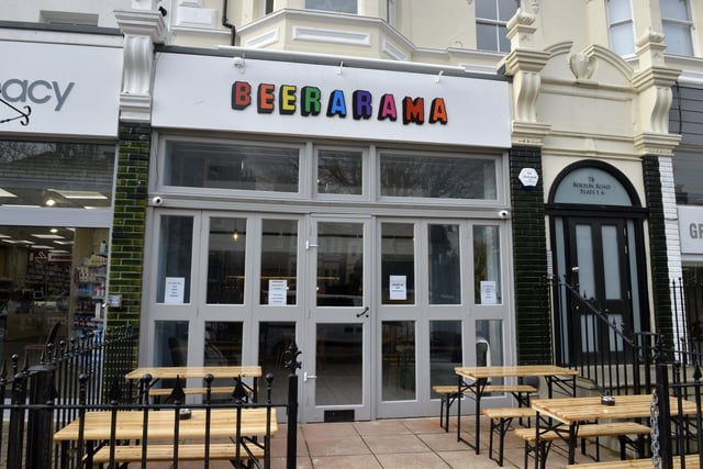 Rated 5: Beerarama at 7b Bolton Road, Eastbourne, East Sussex; rated on February 15  (photo by Jon Rigby)