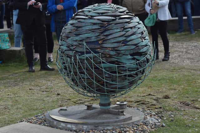 A memorial was unveiled to commemorate a fishermen who died off the coast of Newhaven last year.