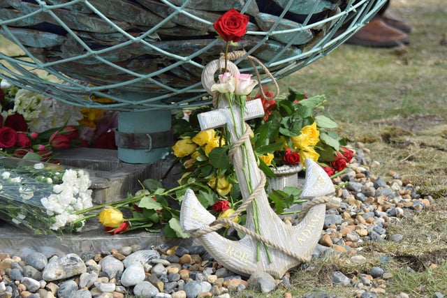 The other four men who are commemorated with the sculpture are Darren Brown, from Newhaven who fell overboard on Our Sarah Jane in 2016, and Joe Bowen, Andrew Penfold and John Ship who died when the Sylvia Marita sank in 1979.