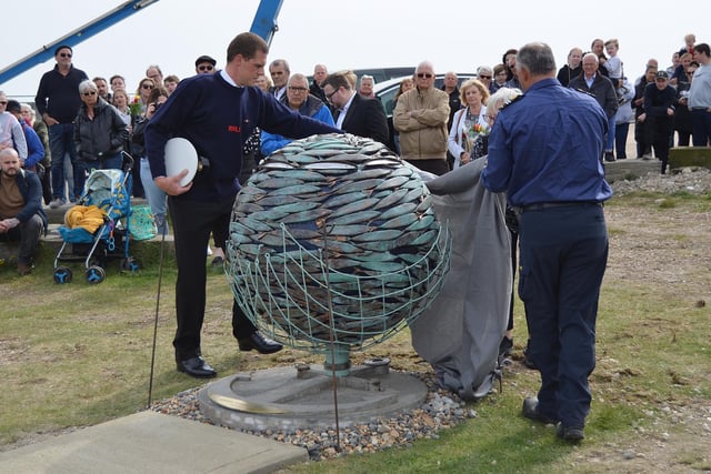 The sculpture cost £13,000 to construct