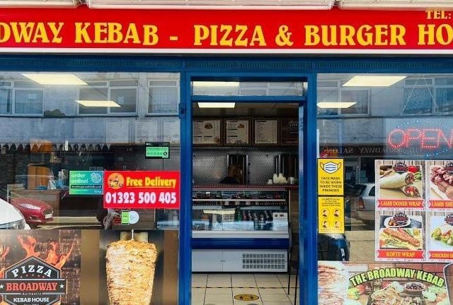 Rated 5: Broadway Kebabs at 8 The Broadway, Eastbourne, East Sussex; rated on March 22 (photo by Google Maps) SUS-220429-110749001