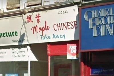 Rated 4: Maple Chinese Hot Food Takeaway at 52 Seaside Road, Eastbourne, East Sussex; rated on November 2 (photo by Google Maps) SUS-220429-110819001