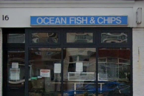Rated 5: Ocean Fish & Chip Shop at 16 Mountfield Road, Eastbourne, East Sussex; rated on March 22  (photo by Google Maps) SUS-220429-110829001