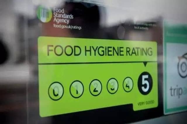 Food hygiene ratings in Eastbourne