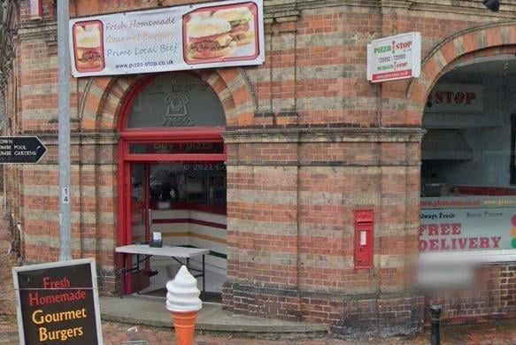 Rated 5: Pizza Stop at 1 High Street, Eastbourne, East Sussex; rated on February 3  (photo by Google Maps) SUS-220429-110839001