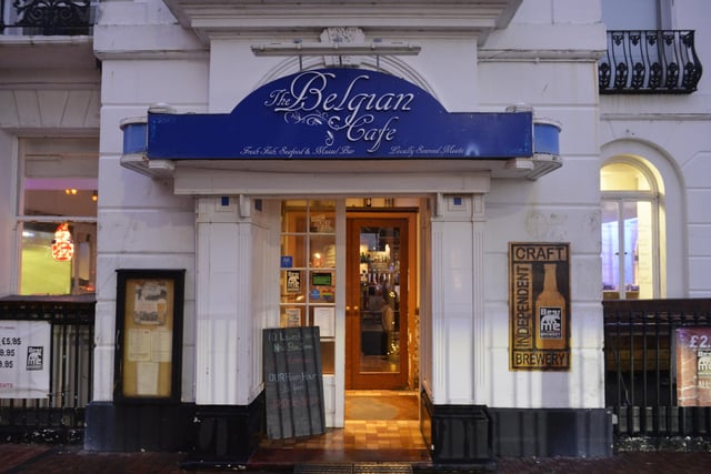 Rated 5: The Belgian Cafe at 11-23 Grand Parade, Eastbourne, East Sussex; rated on March 23