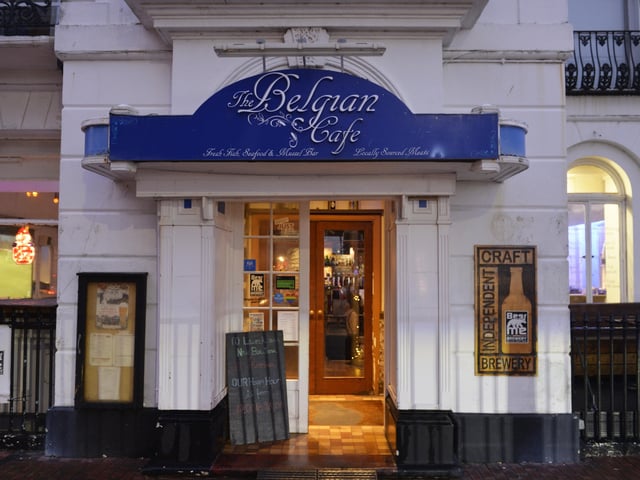 Rated 5: The Belgian Cafe at 11-23 Grand Parade, Eastbourne, East Sussex; rated on March 23