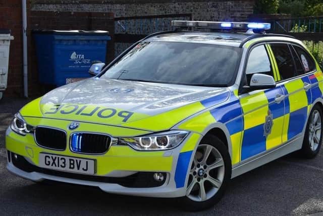 Sussex Police stock image