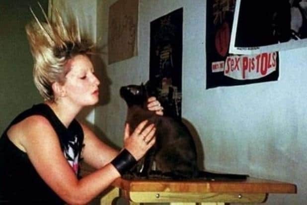 She was a familiar presence at early Sex Pistols concerts and appeared alongside Toyah and Adam Ant in Derek Jarman’s seminal punk film, Jubilee.