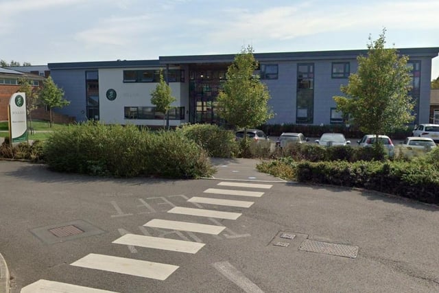 Millais School, Horsham, is over capacity by 0.8%. The school has an extra 12 pupils on its roll. Picture: Google Street View.