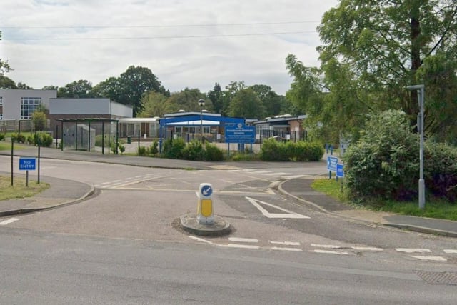 Thakeham Primary School, Storrington, is over capacity by 1.0%. The school has an extra 1 pupil on its roll. Picture: Google Street View.