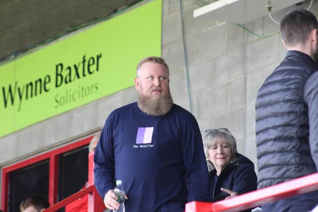 WAGMI United's Preston Johnson was in the stand to watch / Picture: Cory Pickford