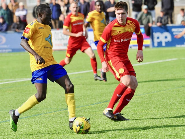 Action, celebration and fans pictures from Lancing's 2-1 win over Newhaven at Culver Road in the Isthmian-SCFL play-off game / Pictures: Stephen Goodger
