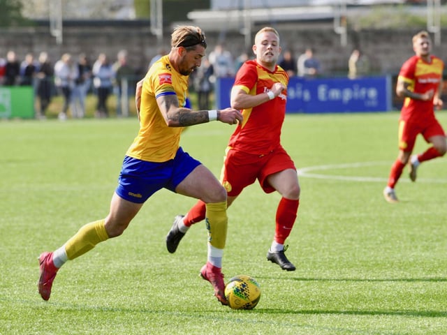 Action, celebration and fans pictures from Lancing's 2-1 win over Newhaven at Culver Road in the Isthmian-SCFL play-off game / Pictures: Stephen Goodger