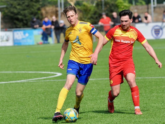 Action, celebration and fans pictures from Lancing's 2-1 win over Newhaven at Culver Road in the Isthmian-SCFL play-off game / Pictures: Stephen Goodger