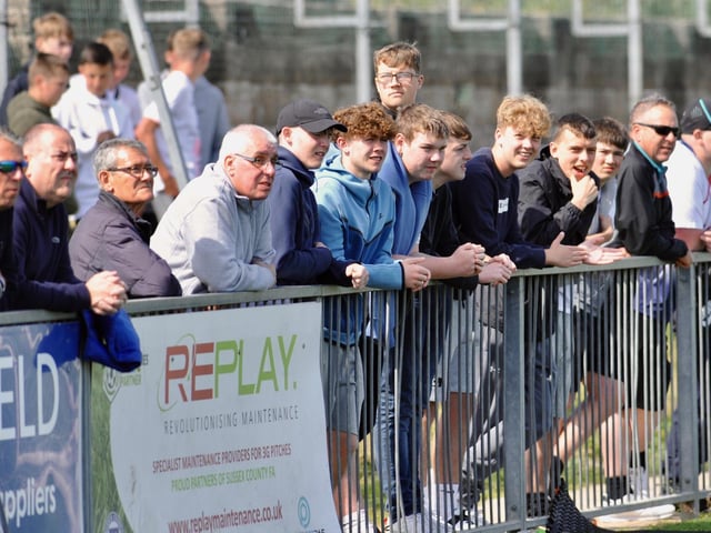 Action, celebration and fans pictures from Lancing's 2-1 win over Newhaven at Culver Road in the Isthmian-SCFL play-off game / Pictures: Stephen Goodger