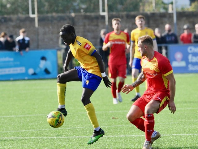 Action, celebration and fans pictures from Lancing's 2-1 win over Newhaven at Culver Road in the Isthmian-SCFL play-off game / Pictures: Stephen Goodger