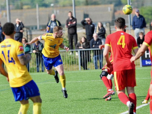 Action, celebration and fans pictures from Lancing's 2-1 win over Newhaven at Culver Road in the Isthmian-SCFL play-off game / Pictures: Stephen Goodger