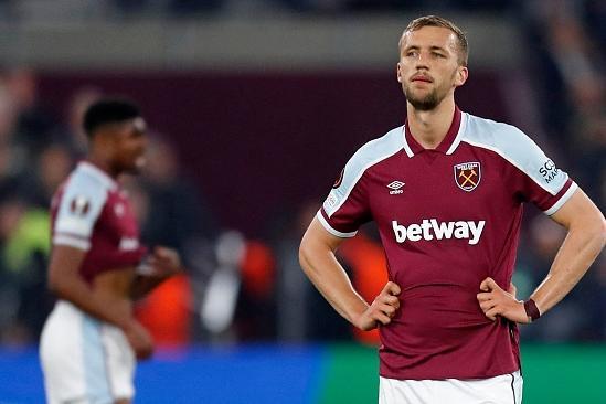 Tottenham are keenly watching developments on planned end of season talks between West Ham and Tomas Soucek, (Claret & Hugh)