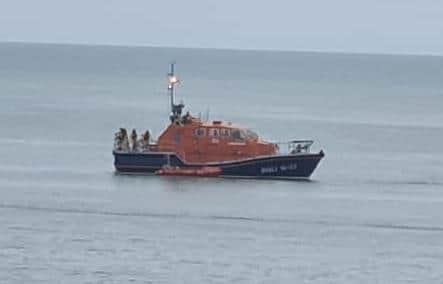 Eastbourne RNLI stock. Picture from Laurence Baker SUS-220205-101436001