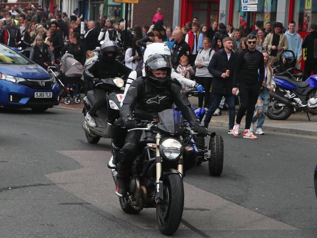 May Day Bike Run in Hastings. Photo by Roberts Photographic SUS-220305-071654001