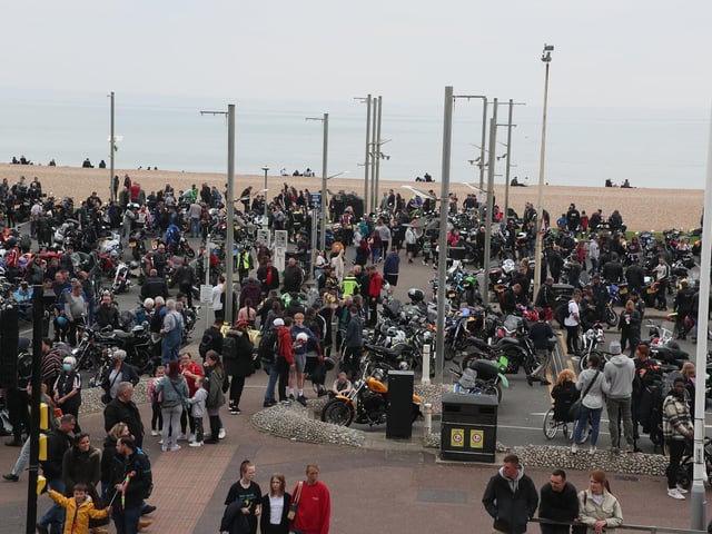 May Day Bike Run in Hastings. Photo by Roberts Photographic SUS-220305-071734001