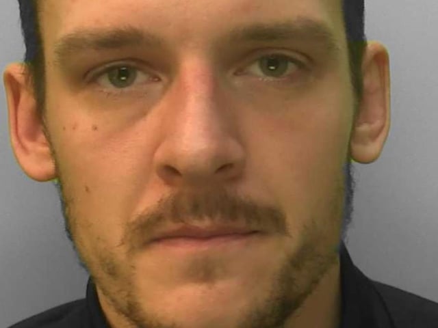 Brighton man Dale Crozier, of no fixed address, was stopped by officers near Brighton Marina on February 1 while driving a Volkswagen Touran that had been stolen from a driveway two days previously. Despite being boxed in by several police vehicles, Crozier refused to stop the car and tried to force his way out, injuring two officers in the process. He was finally detained after officers released pepper spray through his window and arrested him on suspicion of aggravated vehicle taking and driving without insurance and while disqualified. After being released on conditional bail, Crozier was rearrested on February 11 after being linked to a burglary at a hair salon in Western Road on January 28. CCTV from the salon clearly showed him breaking in and stealing cash and electrical items. Crozier was also caught on CCTV breaking into another hair salon in Gardner Street on January 26, from which around £700 of electrical equipment was taken. On January 31, he was also seen on CCTV breaking into a Papa John’s in S