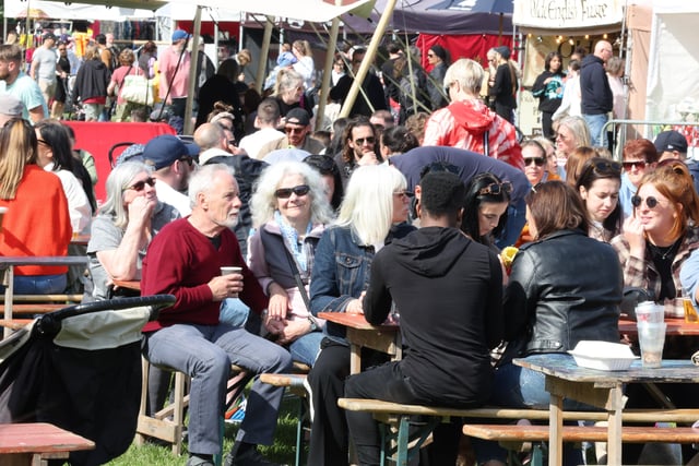 The 'feastival' attracted many people to Worthing to enjoy the event