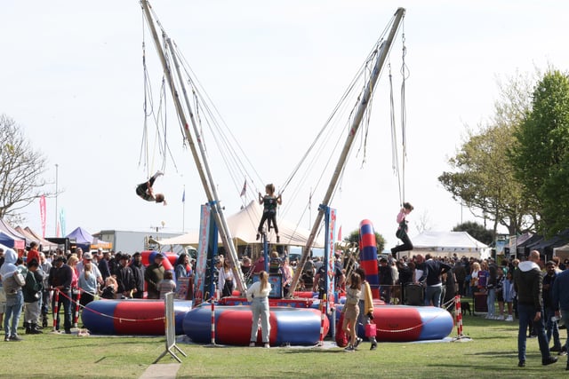 The 'feastival' in Worthing provided children's entertainment