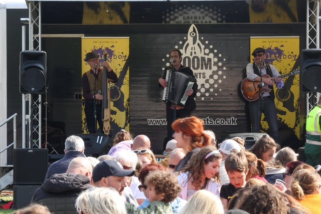 There was plenty of entertainment at the Worthing Freewheelin Feastival