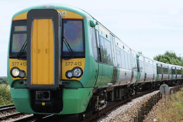 A person has been hit by a train in Sussex causing major disruption between Worthing and Hove. Picture by Govia Thameslink Railway