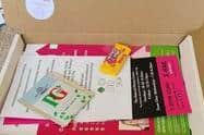 The box will contain information from businesses in their area who have signed up - as well as feel good items, samples and information about caring for themselves and their little ones