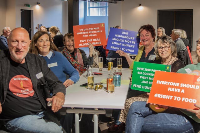 The volunteer celebration event organised by Adur and Worthing Community Food Network brought together 51 volunteers from ten community food groups across Adur and Worthing