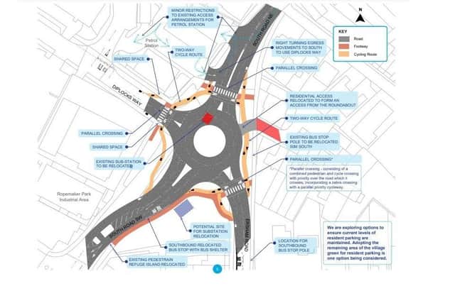 Proposed new Hailsham roundabout