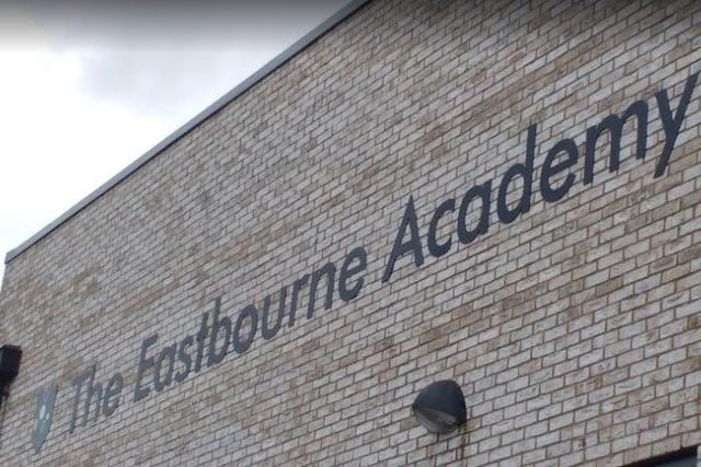 The Eastbourne Academy (photo by Google Maps) 
2021-2022 = 180 places, 150 1st pref, 150 1st pref given 
2020-2021 = 180 places, 134 1st pref, 134 1st pref given
2019-2020 = 180 places, 117 1st pref, 121 1st pref given SUS-220405-125216001