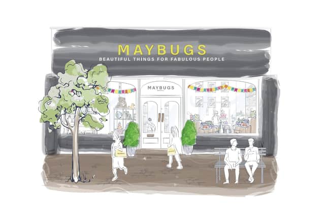 An artist’s impression of the new Maybugs Bexhill store SUS-220405-130516001