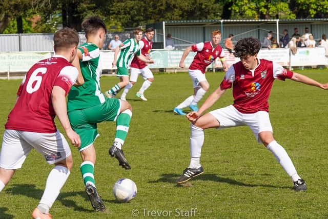 Bognor in action in a post-season friendly at Chichester City last Saturday / Picture: Trevor Staff