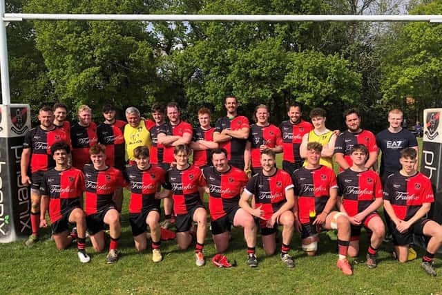 Haywards Heath RFC's first XV who beat Hove to reach the county cup final