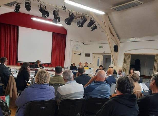 Over 150 people packed the West Wittering Memorial Hall on March 1 for the Church Road, West Wittering Planning Appeal. SUS-220505-142842001