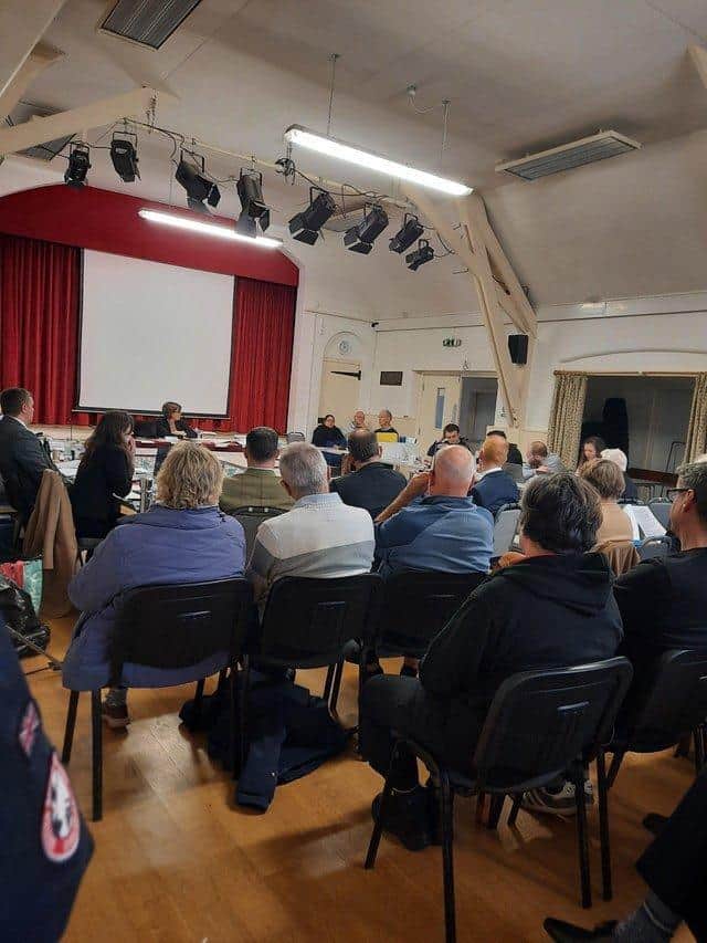 Over 150 people packed the West Wittering Memorial Hall on March 1 for the Church Road, West Wittering Planning Appeal. SUS-220505-142842001