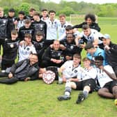 Bexhill U18s celebrate their latest trophy win / Picture: Joe Knight