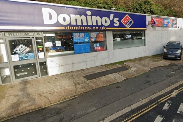 Domino's Pizza - Rated as  5 - Inspected on 05/01/22 - Premises Adjacent 1 Cornwallis Terrace Hastings East Sussex TN34 1EB SUS-220505-151258001