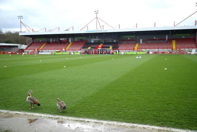 Following the recent purchase of Crawley Town, new owners WAGMI United are pursuing exciting new sponsorship arrangements with premiere enterprises in the cryptocurrency, NFT and technology ecosystems. Picture by Warren Little/Getty Images