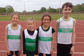 Some of the Chichester juniors who were involved at the Crawley event