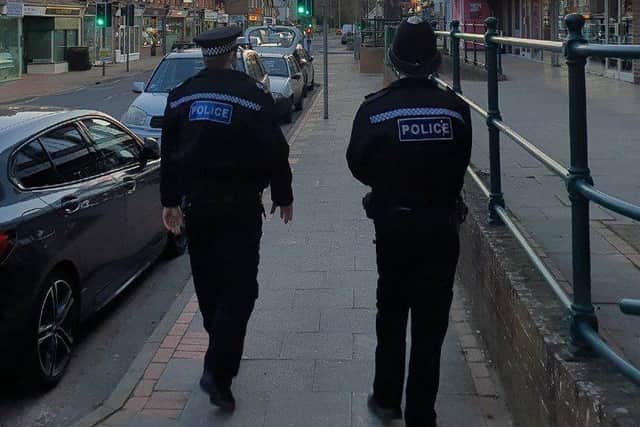 Officers in East Sussex. Picture from Sussex Police SUS-220505-114752001