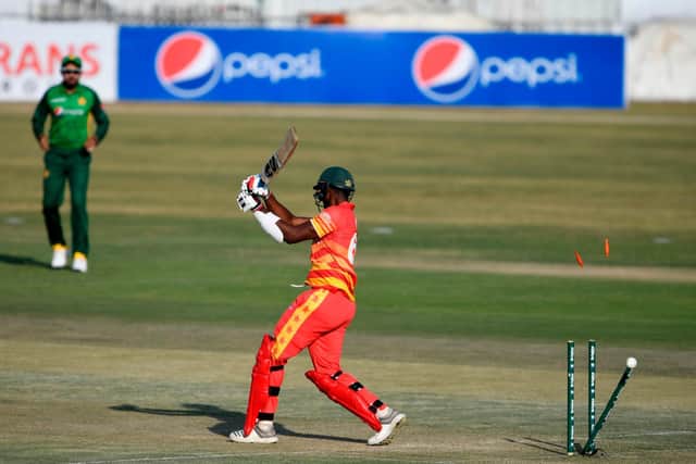 Zimbabwe's Carl Mumba is playing for Rye CC / Picture: Getty